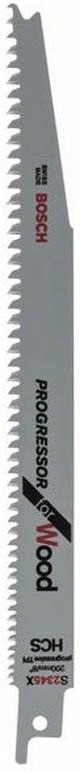 Bosch Saber Saw Blade S 2345 X Progressor for Wood, 200mm (2 pieces) 2608654403 (3165140169578)