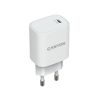 Canyon Ladegerat 1xUSB-C 20W Power Delivery            white retail Baterija