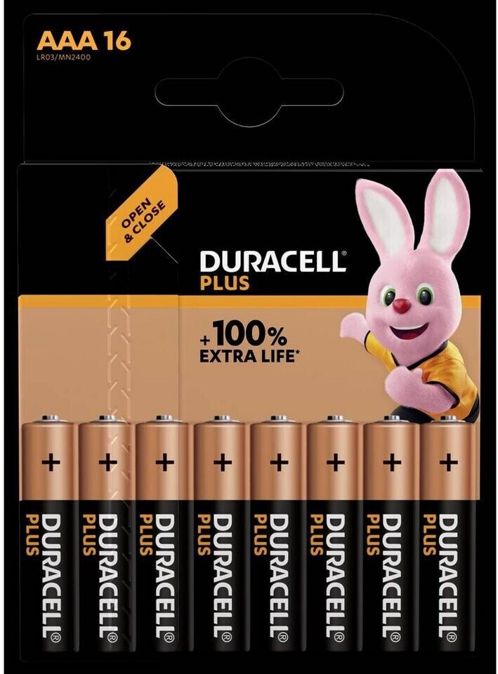 Duracell Plus MN2400 Single-use battery AAA Alkaline 16pc Baterija