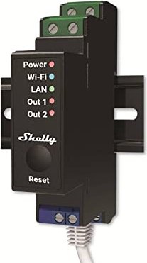 Shelly Pro 2PM, Relay (2 channels)