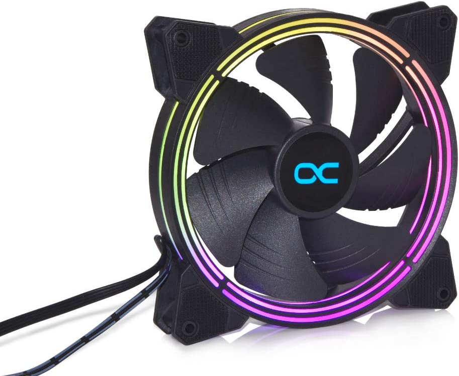 Alphacool Eiszyklon Aurora LUX PRO Digital RGB 140x140x25mm, case fan (black) ventilators