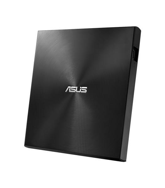 Asus SDRW-08U9M-U, USB Type-C and Type-A, Ultra-Slim, Black diskdzinis, optiskā iekārta