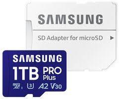 SAMSUNG PRO Plus microSDXC 1TB 180MB/s USB Flash atmiņa