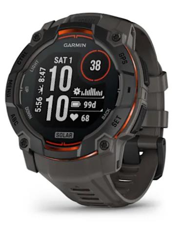 SMARTWATCH INSTINCT 3 SOLAR/BLK/CHARC 010-02935-00 GARMIN 010-02935-00 (753759339524) Viedais pulkstenis, smartwatch