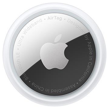 Apple AirTag (1 Pack) AirTag, Silver, White, iOS aksesuārs mobilajiem telefoniem