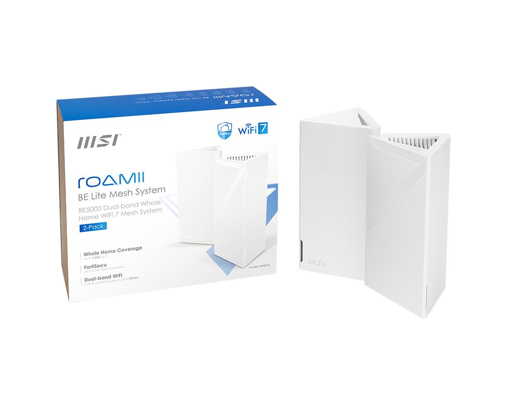 MSI Roamii BE Lite Mesh System -2 Pack