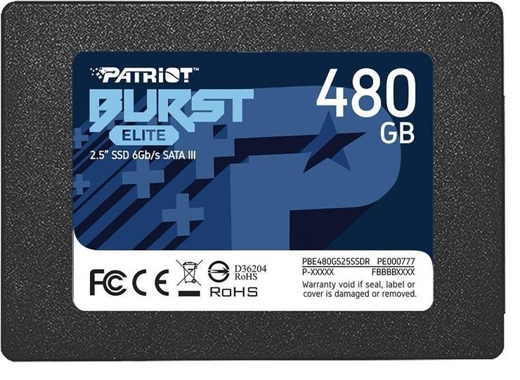 PATRIOT Burst Elite 480GB SATA 3 2.5Inch SSD disks