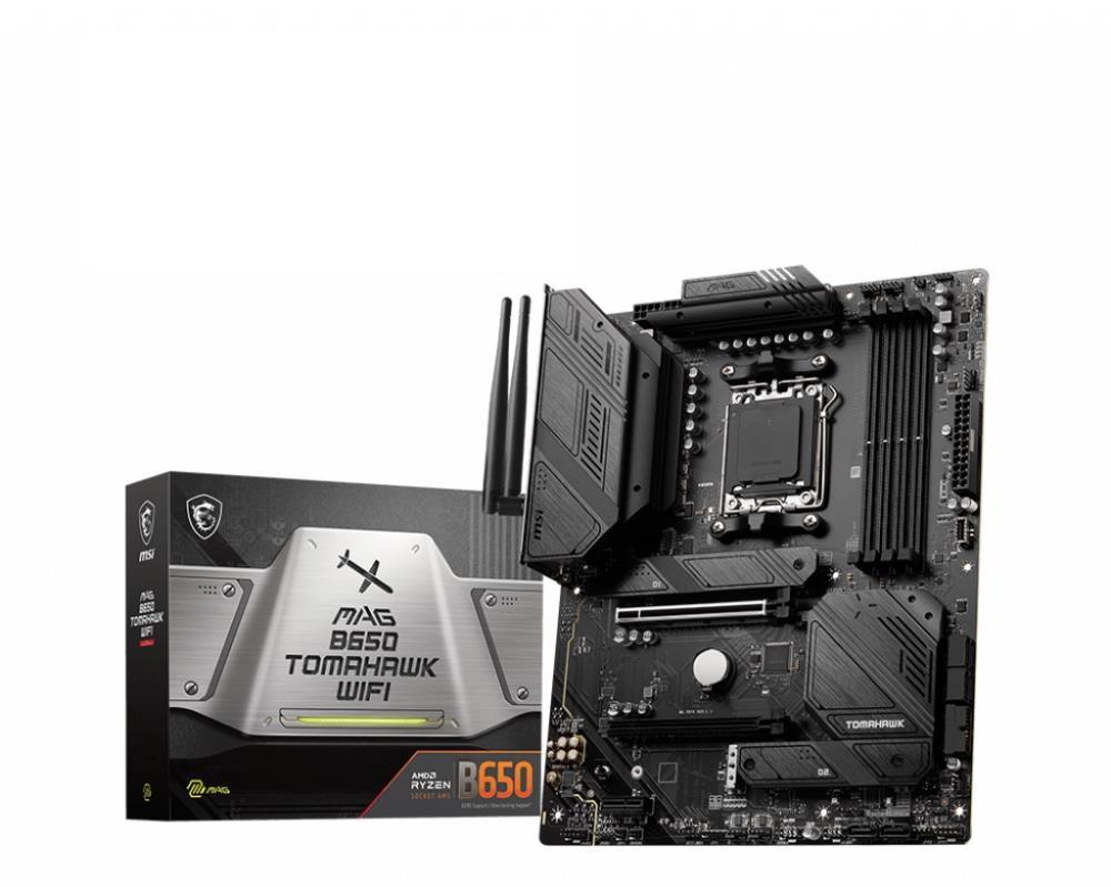 MSI MAG B650 Tomahawk WiFi (Motherboard, ATX, AMD AM5) pamatplate, mātesplate