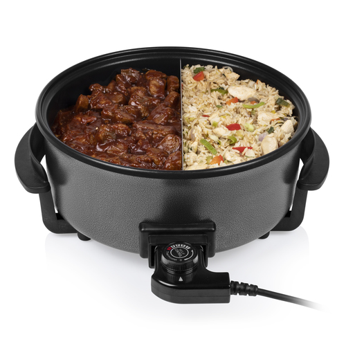 Tristar Multifunctional grill pan XL PZ-9135 Grill, Diameter 30 cm, 1500 W, Lid included, Fixed handle, Black Galda Grils