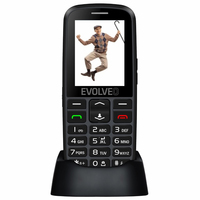 Evolveo EasyPhone EG 6.1 cm (2.4") 105 g Black Senior phone 8595683201919 Mobilais Telefons