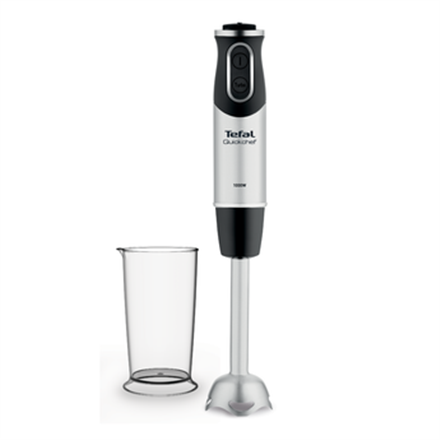 TEFAL HB65KD38 Hand Blender, 1000W, 20 speeds, black/silver Blenderis