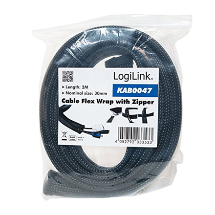 LogiLink KAB0047 cable protector Black