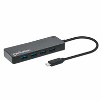 MANHATTAN 7-Port USB Hub C-Stecker A-Buchse 5Gbit/s schwar USB centrmezgli