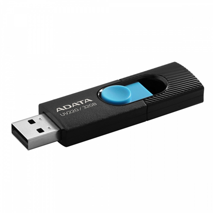 ADATA 32GB UV220 USB 3.0. Black/Blue DashDrive USB Flash atmiņa