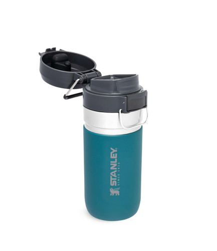 Stanley Quick Flip Water Bottle 0,47 L Lagoon Virtuves piederumi