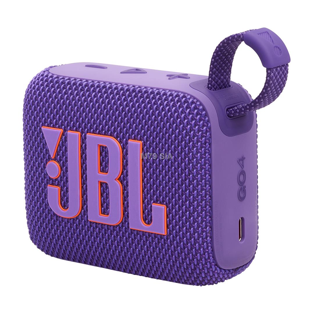 JBL GO 4, lilla - Portativais bezvadu skalrunis pārnēsājamais skaļrunis