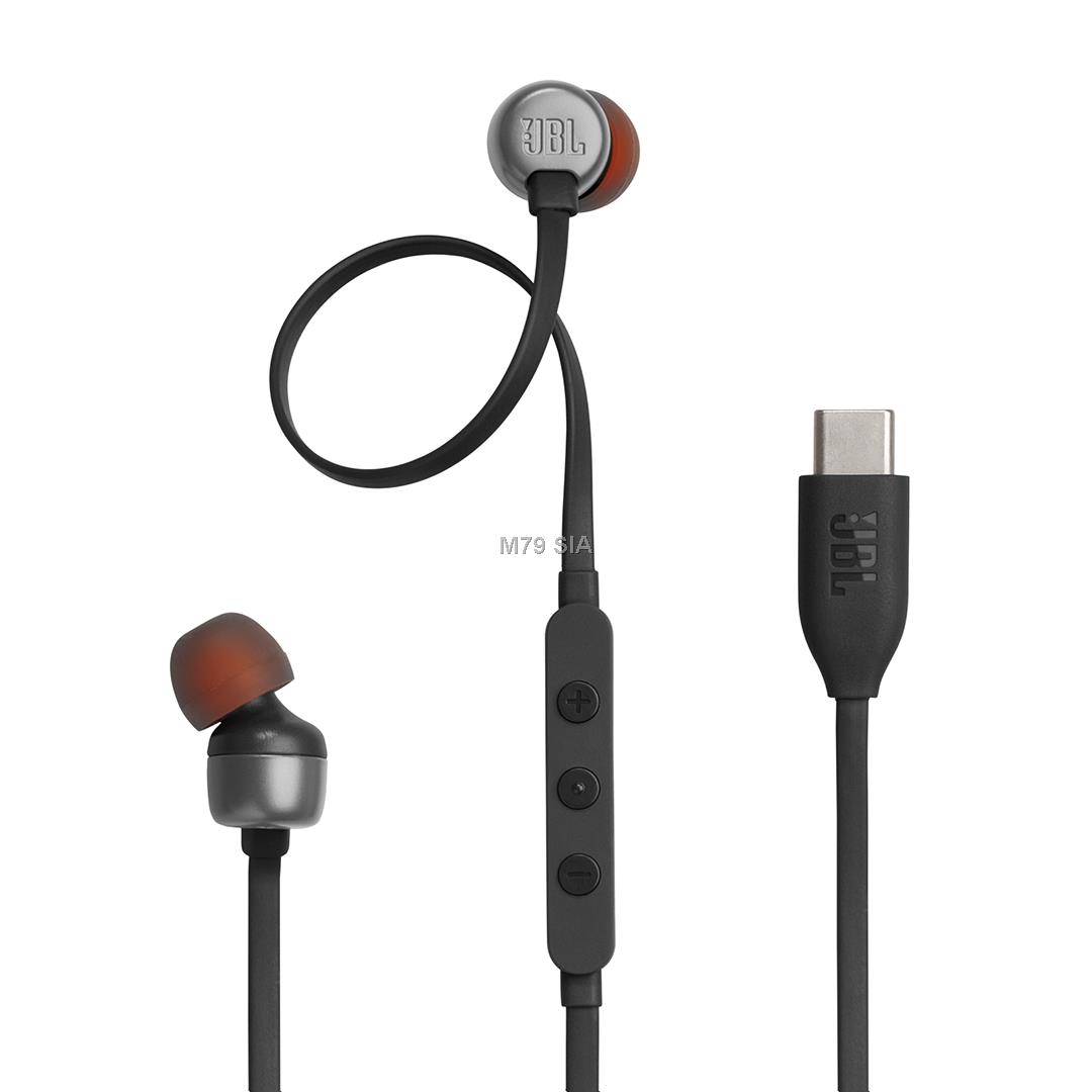 JBL Tune 310C USB-C, melna - Austinas austiņas