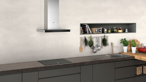 Neff wall hood DBMP655N A silver Tvaika nosūcējs