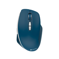 CANYON MW-21, 2.4 GHz  Wireless mouse ,with 7 buttons, DPI 800/1200/1600, Battery: AAA*2pcs,Blue,72*117*41mm, 0.075kg Datora pele