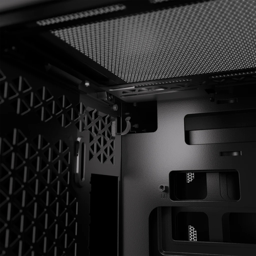 Corsair 2500X Micro-ATX Gehause, Tempered Glass - schwarz Datora korpuss