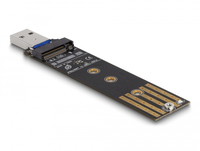 DELOCK Combo Konverter fur M.2 NVMe PCIe/SATA SSD USB 3.2 tīkla iekārta