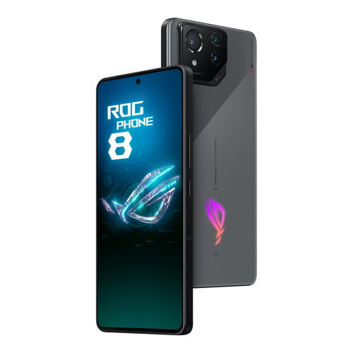 Asus | ROG Phone 8 | Rebel Grey | 6.78 " | AMOLED | 2400 x 1080 pixels | Qualcomm | Snapdragon 8 Gen 3 | Internal RAM 12 GB | 256 GB | Dual Mobilais Telefons