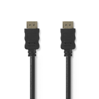 Nedis CVGP34000BK20 HDMI-Kabel 2 m HDMI Typ A (Standard) Schwarz (CVGP34000BK20) 5412810264551