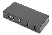 DIGITUS USB 3.0 Hub 4-Port Industrial Line 15-kV-ESD USB centrmezgli