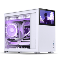 Jonsbo D31 Screen mATX Gehause, Tempered Glass - weis Datora korpuss