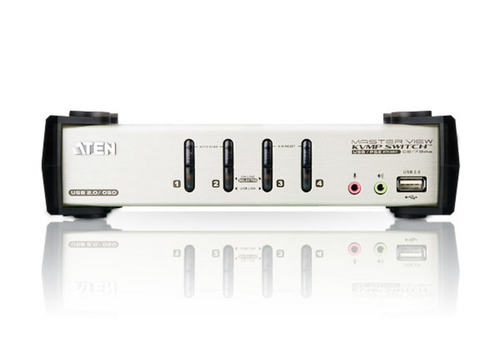 Aten CS1734B 4-Port USB / PS2 / VGA KVM Switch KVM komutators