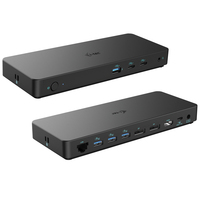 i-tec USB-C Triple Dock Gen2 Pro PD100W dock stacijas HDD adapteri