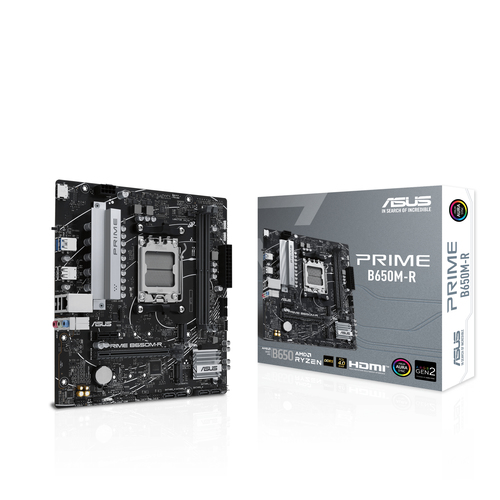 ASUS PRIME B650M-R mATX Mainboard Socket AM5 M.2/HDMI/USB-C pamatplate, mātesplate