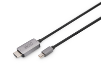 DIGITUS DisplayPort Adapterkabel mini DP->HDMI   St/St 1.0m adapteris