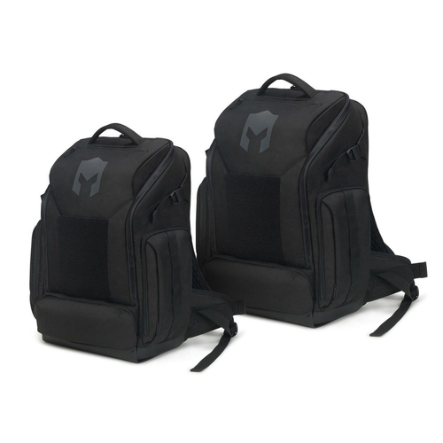 Dicota CATURIX ATTACHADER ecotec Backpack 17.3" 33ltr black portatīvo datoru soma, apvalks