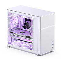 Jonsbo D41 MESH ATX Gehause, Tempered Glass - weis Datora korpuss