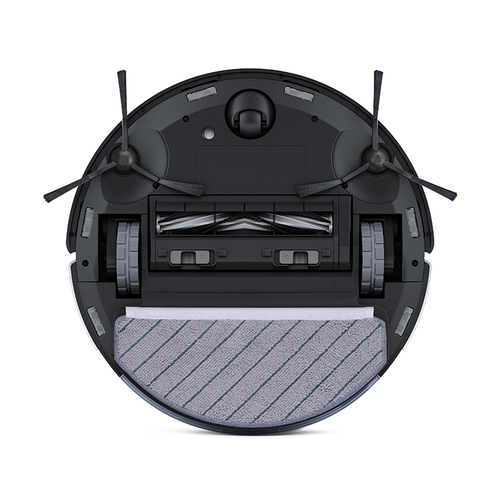 Ecovacs Robotic Vacuum Cleaner DEEBOT X1 PLUS Wet&Dry, Lithium Ion, 5200 mAh, Dust capacity 0.4 + 3.2 L, 5000 Pa, Black/Silver, Battery warr robots putekļsūcējs