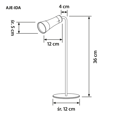 Activejet Multifunctional lamp AJE-IDA 4IN1 apgaismes ķermenis