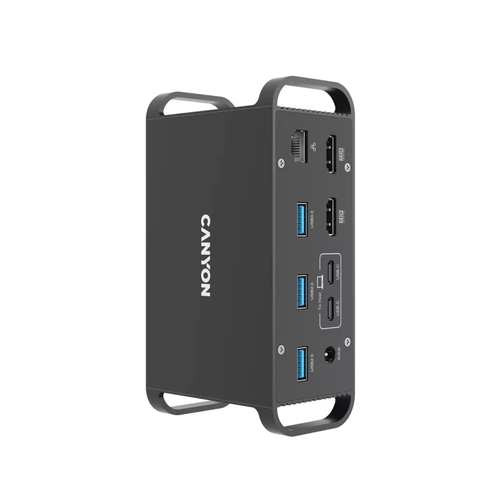Canyon Dockingstation 14 Port USB-C with 1x 100W AC Adapter retail dock stacijas HDD adapteri
