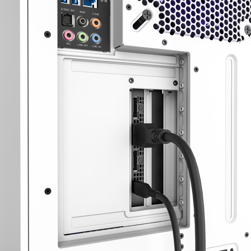 NZXT Graphics Card Vertical Mounting Kit Bracket (White) aksesuārs datorkorpusiem