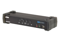 4-Port USB DVI Dual lin k/Audio KVMP CS1784A KVM komutators