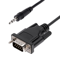 3ft (1m) DB9 to 3.5mm Serial Cable for Serial Device Configuration, RS232 DB9... adapteris