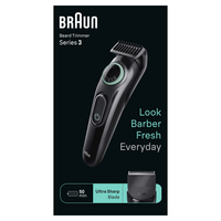 Braun Series 3 BT3411 czarny matu, bārdas Trimmeris