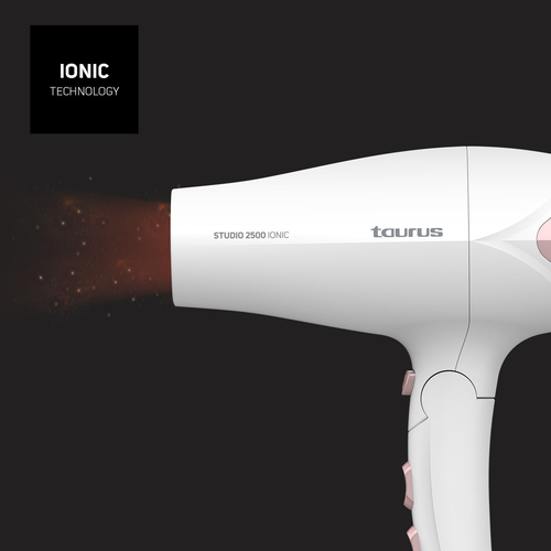 Taurus STUDIO 2500 IONIC hair dryer 2400 W White Matu fēns