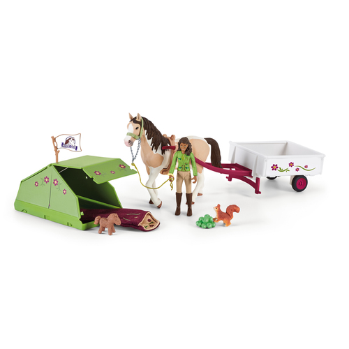 Schleich Horse Club 42533 Sarah's Camping Adventure bērnu rotaļlieta