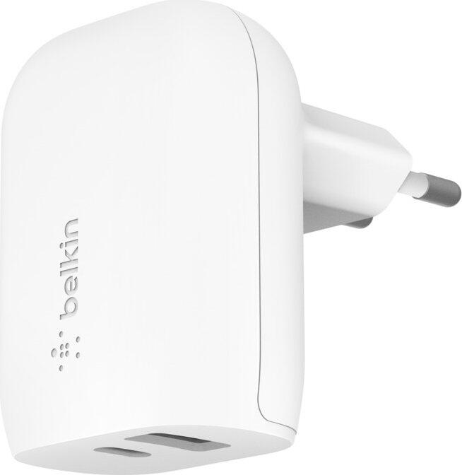 Belkin Dual Charger 37W USB-C 25W PD + USB-A  WCB007vfWH