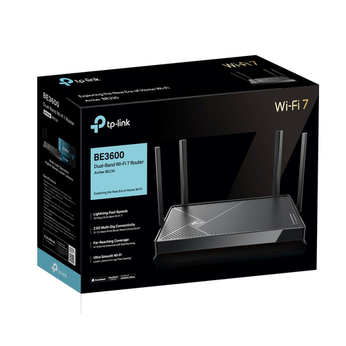 TP-LINK BE3600 Dual-Band Wi-Fi 7 Router | Archer BE230 Rūteris