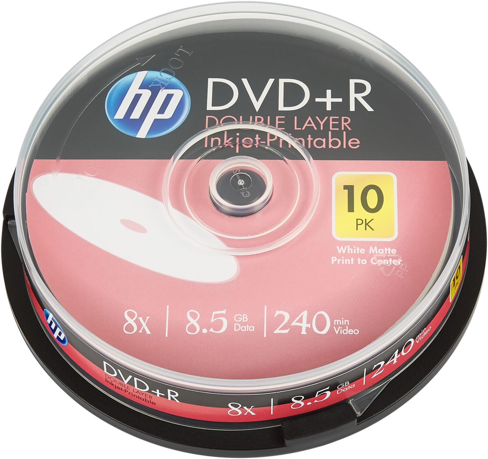 DVD+R DL 8.5GB/240Min/8x Cakebox (10 Disc) (DRE00060WIP) 4710212142639 matricas