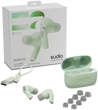 Sudio E2 Wireless Bluetooth Earbuds Jade