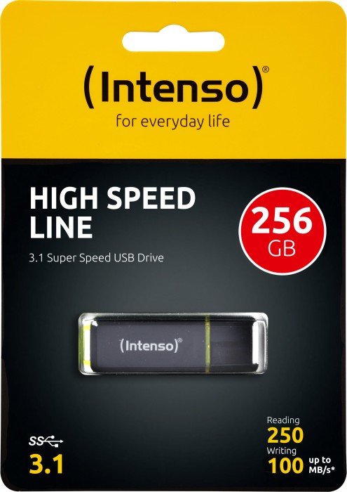 Intenso High Speed Line    256GB USB Stick 3.1 USB Flash atmiņa