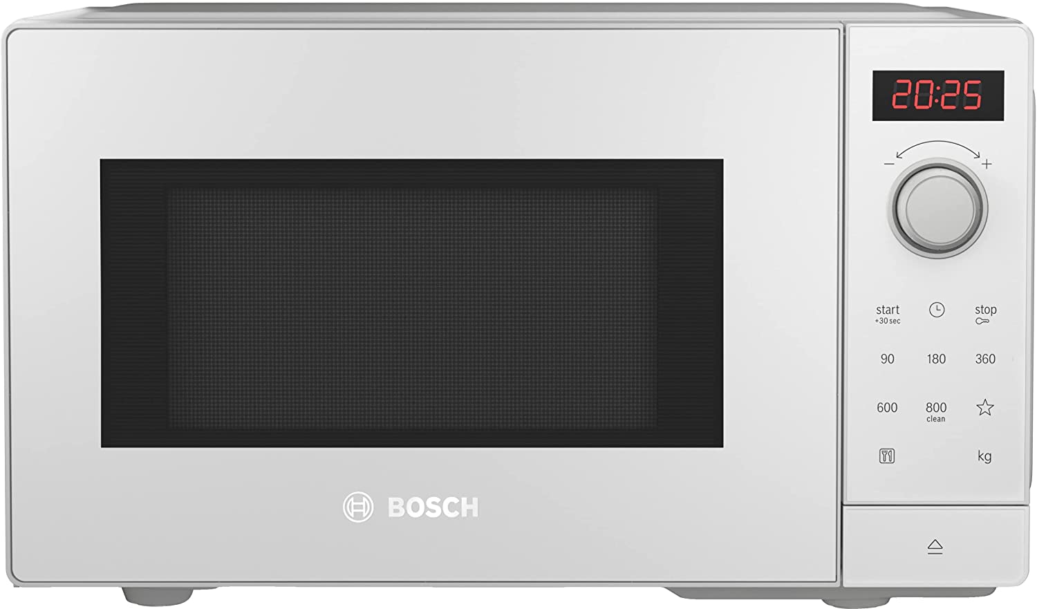 Bosch Microwave Oven FFL023MW0 Free standing, 800 W, White Mikroviļņu krāsns